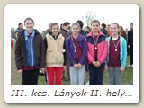 III. kcs. Lányok II. helyezés